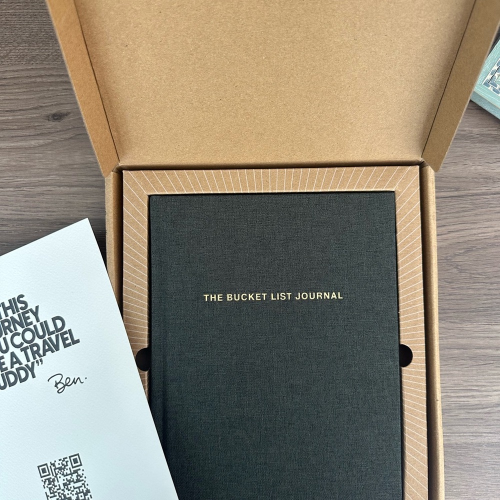 Black Bucket List Journal